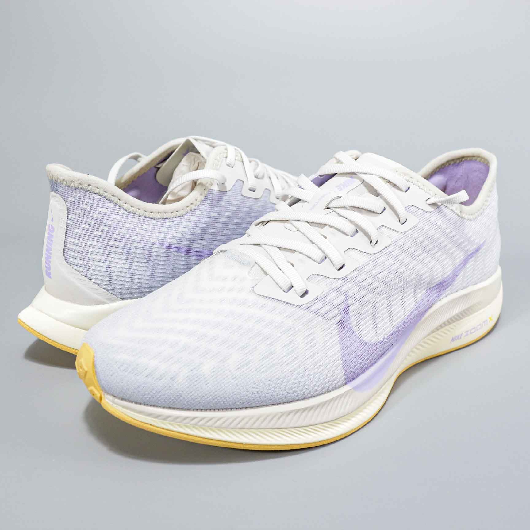 Women Nike Zoom Pegasus Turbo 2 Light Purple Yellow Shoes